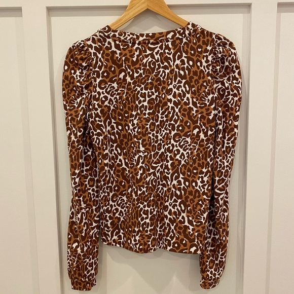 Lilly Pulitzer Leopard Print Cotton Top - Picture 3 of 7